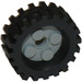 레고 Wheel Rim 10 x 17.4 with 4 Studs and Technic Peghole with Tire 30 x 10.5 with Ridges Inside (6248)