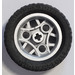 LEGO Wheel Rim Ø30 x 20 with 3 Pin Holes with Tire, Low Profile, Wide Ø43.2 X 22 ZR (44292)