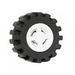 LEGO Wheel Rim Ø8 x 6.4 with Side Notch with Tire with Offset Tread with Band Around Center of Tread