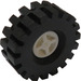 LEGO Wheel Rim Ø8 x 6.4 without Side Notch with Tyre 8/ 75 x 8 Offset Tread (4624)