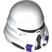 LEGO White 187th Legion Clone Commander Helmet (1554)