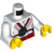 LEGO White Akita Minifig Torso (973 / 76382)