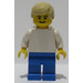 LEGO Biały I Niebieski Team Player 2 Minifigurka