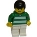 LEGO White and Green Team Player with Number 11 on Back