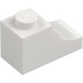 LEGO Blanc Arche 1 x 2 Inversé (78666)