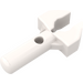 LEGO Weiß Bar 1 mit Clip (mit Lücke im Clip) (41005 / 48729)