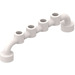 LEGO Blanc Barre 1 x 6 avec tenons complètement ouverts (4873)