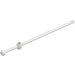 LEGO Wit Staaf 12 met Hollow Noppen, Trekhaakkogel, en Slit (6076)