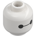 LEGO White Baymax Head (Recessed Solid Stud) (3626 / 102030)