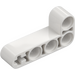 LEGO White Beam 2 x 4 Bent 90 Degrees, 2 and 4 holes (32140 / 42137)