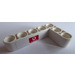 LEGO White Beam 3 x 5 Bent 90 degrees, 3 and 5 Holes with Vodafone Logo Left Sticker (32526)