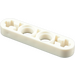 LEGO White Beam 4 x 0.5 Thin with Axle Holes (32449 / 63782)