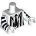 LEGO White Beetlejuice Minifig Torso (973 / 88585)