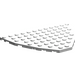 LEGO Weiß Boat Bow Platte 12 x 8 (47405)