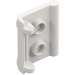 LEGO White Book Half with Two Studs (24324 / 28684)