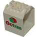 LEGO Wit Doos 4 x 4 x 4 met Octan logo (30639 / 43330)