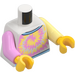 LEGO White Boy with Tie-Dye Shirt Minifig Torso (973 / 76382)