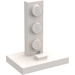 LEGO Vit Fäste 2 x 3 med 1 x 3 Tåg Signal Stand (4169)