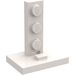 LEGO blanc Support 2 x 3 avec 1 x 3 Train Signal Stand (4169)