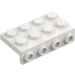 LEGO White Bracket 2 x 4 with 1 x 4 Downwards Plate (5175)