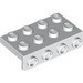 LEGO White Bracket 2 x 4 with 1 x 4 Downwards Plate (5175)