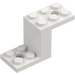 LEGO Valkoinen Uloke 2 x 5 x 2.3 ja sisäinen nupinpidike (28964 / 76766)