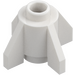 LEGO White Brick 1 x 1 Round with Fins (4588 / 52394)