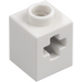 LEGO White Brick 1 x 1 with Axle Hole (73230)