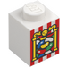 LEGO Blanc Brique 1 x 1 avec Bertie Bott&#039;s Every Flavor Beans (3005 / 93683)