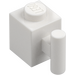 LEGO White Brick 1 x 1 with Handle (2921 / 28917)