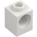 LEGO White Brick 1 x 1 with Hole (6541)