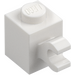 LEGO White Brick 1 x 1 with Horizontal Clip (60476 / 65459)