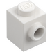 LEGO Bianco Mattoncino 1 x 1 con Bottoncino su Uno Lato (87087)