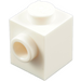 LEGO Weiß Backstein 1 x 1 mit Stud auf Eins Seite (87087)