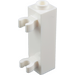 LEGO Wit Steen 1 x 1 x 3 met Verticaal Clips (Holle Stud) (42944 / 60583)
