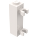 LEGO Vit Kloss 1 x 1 x 3 med Vertikal Clips (Solid knopp) (60583)