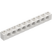 LEGO White Brick 1 x 10 with Holes (2730)