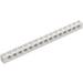 레고 하얀색 벽돌 1 x 16 ~와 함께 구멍 (3703)