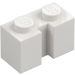 LEGO hvid Klods 1 x 2 med rille (4216)