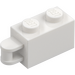 LEGO White Brick 1 x 2 with Hinge Shaft (Flush Shaft) (34816)