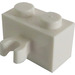 LEGO Weiß Backstein 1 x 2 mit Vertikale Clip (O-Clip öffnen) (42925 / 95820)