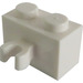 LEGO White Brick 1 x 2 with Vertical Clip with Open &#039;O&#039; Clip (42925 / 95820)