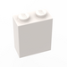 LEGO White Brick 1 x 2 x 2 without Inside Axle Holder or Stud Holder