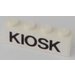 LEGO White Brick 1 x 4 with &quot;KIOSK&quot;  Sticker (3010)