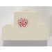 LEGO White Brick 1 x 4 x 2 with Centre Stud Top with Butterfly Sticker (4088)