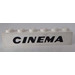 LEGO Blanco Ladrillo 1 x 6 con &quot;CINEMA&quot; (3009)