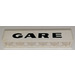LEGO White Brick 1 x 6 with &quot;GARE&quot; (3009)