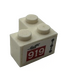 LEGO White Brick 2 x 2 Corner with &#039;WEC&#039; and &#039;919&#039; (Model Right) Sticker (2357)
