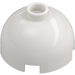 LEGO White Brick 2 x 2 Round with Dome Top (with Axle Holder) (3262 / 30367)