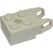 LEGO White Brick 2 x 2 with Ball Socket and Axlehole (Wide Reinforced Socket) (62712)